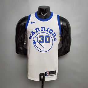 Jersey NBA Golden State Warriors #30 Curry - Retro White