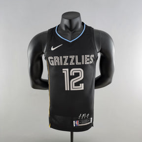 Jersey NBA Memphis Grizzlies #12 Morant - Honor Edition Black