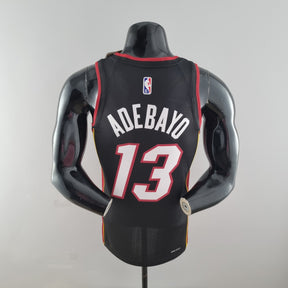 Jersey NBA Miami Heat #13 Adebayo - 75th Anniversary Black