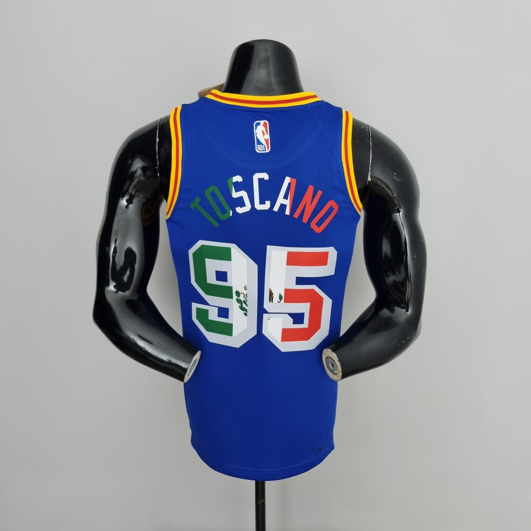 Jersey NBA Golden State Warriors #95 Toscano - Mexico Exclusive Blue