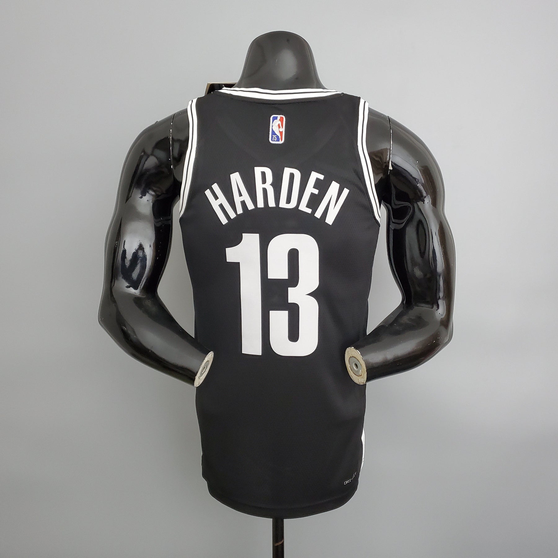 Jersey NBA Brooklyn Nets #13 Harden - 75th Anniversary Black