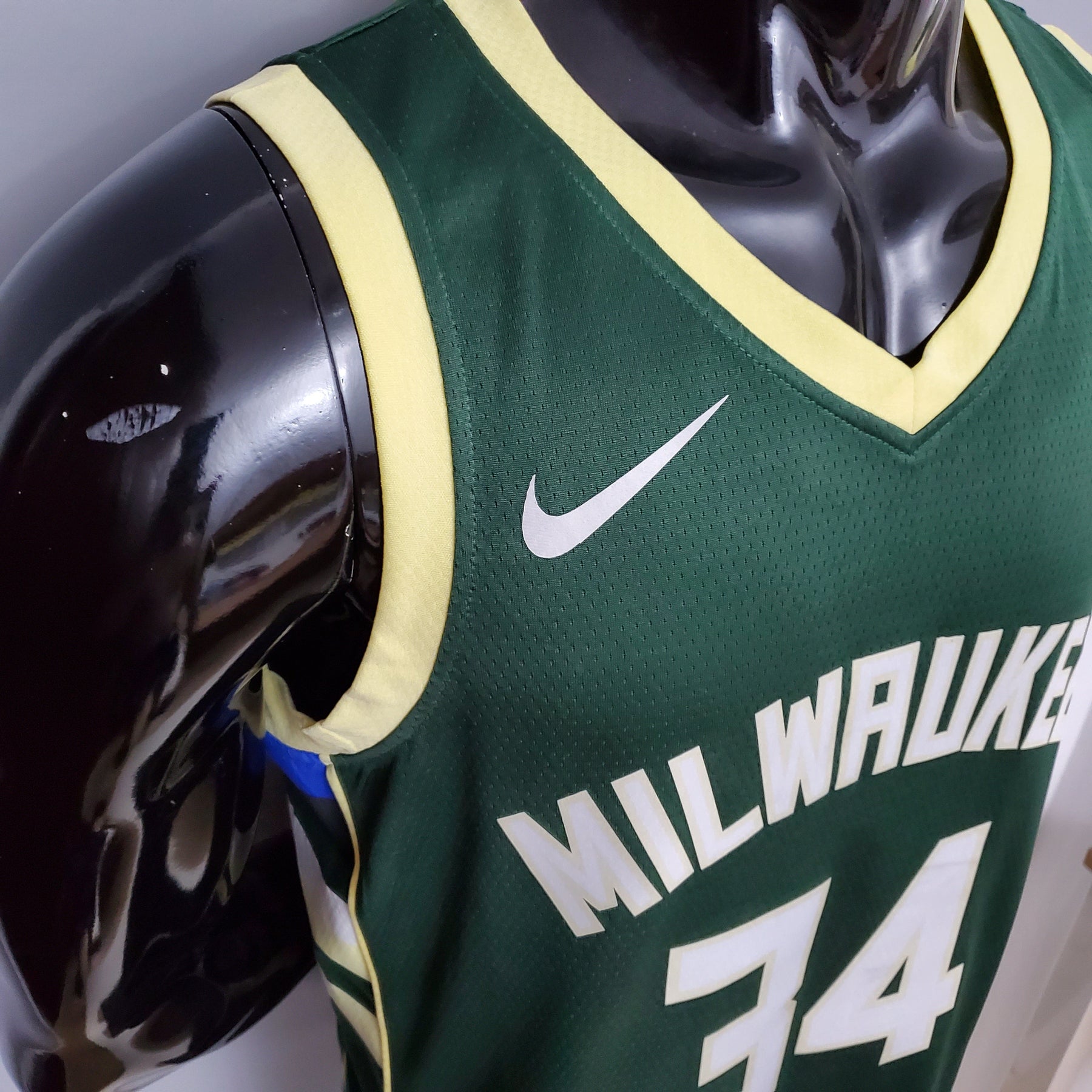 Jersey NBA Milwalkee Bucks #34 Antetokounmpo - Fruit Green