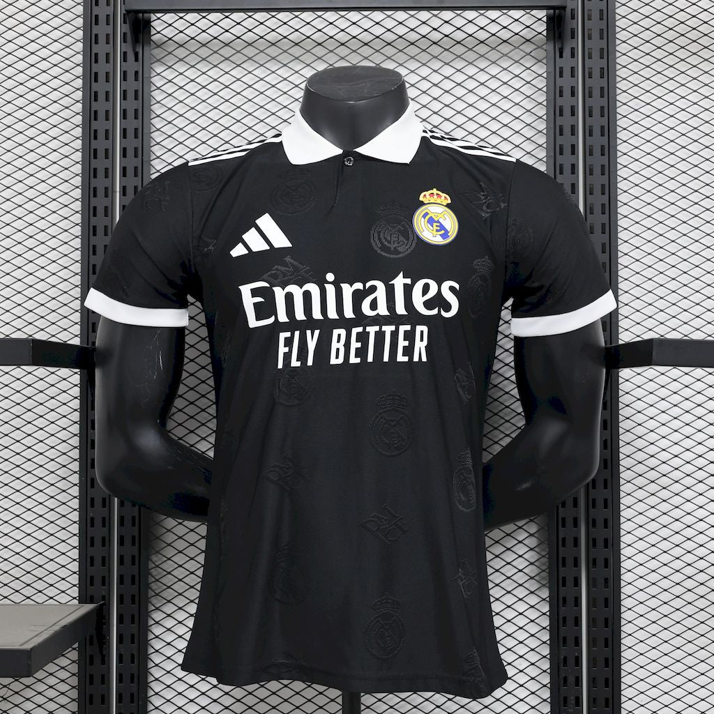 Real Madrid 2025/26 Black Special Edition Jersey Player Version