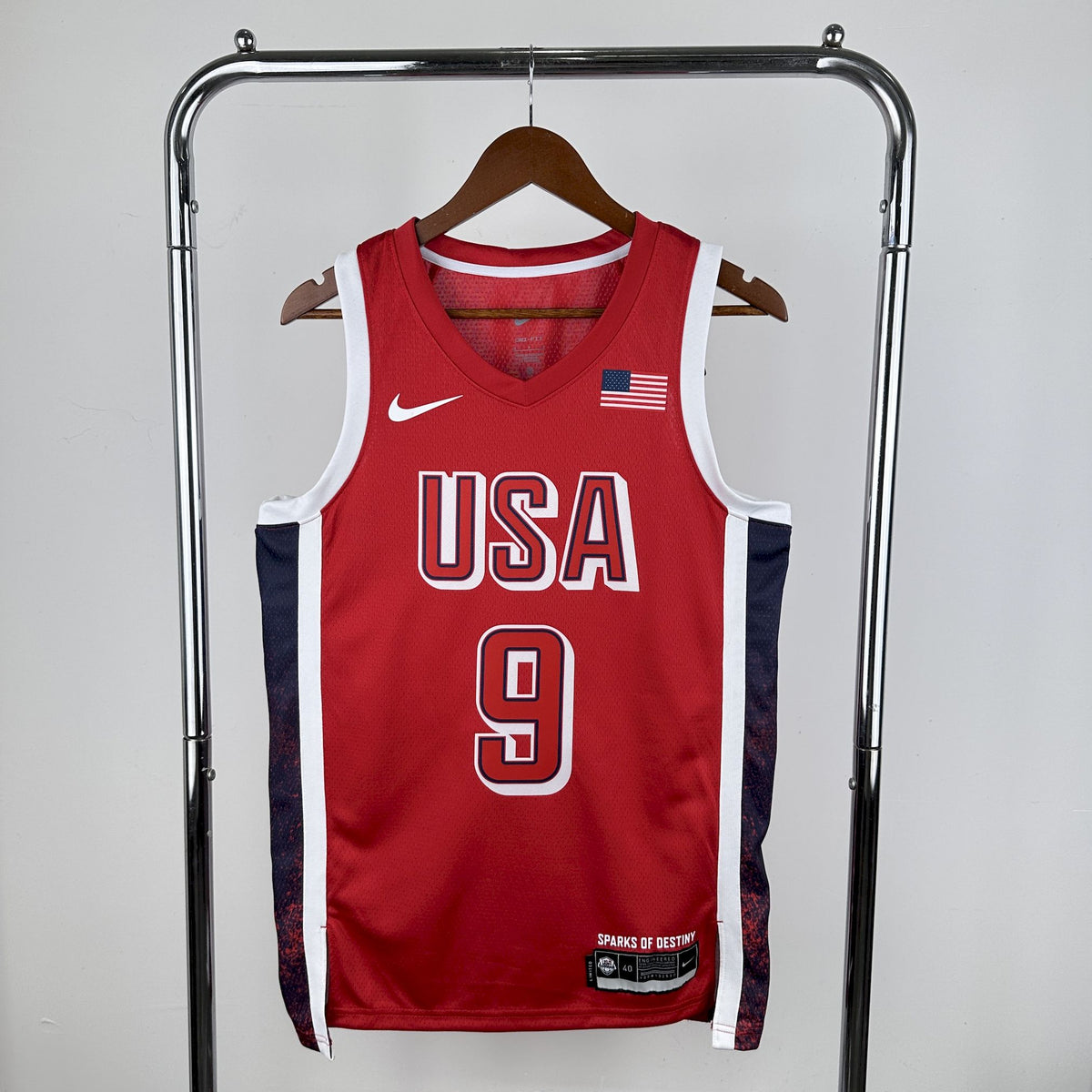 Olimpic USA 2024/25 Red HALIBURTON #9