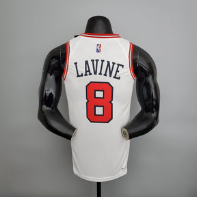 Jersey NBA Chicago Bulls #8 LaVine - 75th Anniversary White