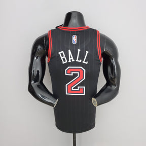 Jersey NBA Chicago Bulls #2 Ball - Flyers Black