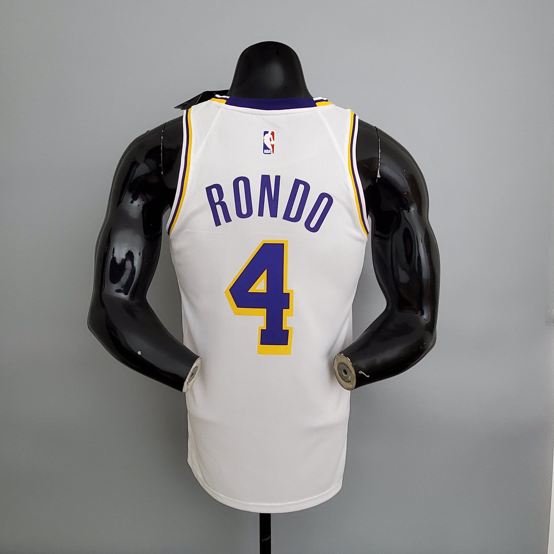 Jersey NBA Lakers #4 Rondo New Finals White - 23/24