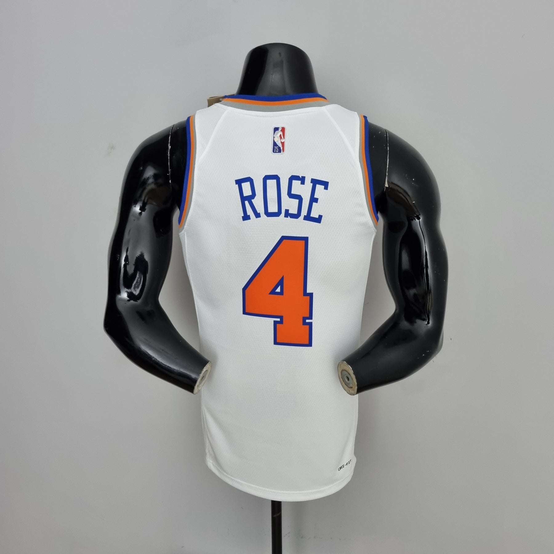 Jersey NBA NY Knicks #4 Rose - 75th Anniversary White