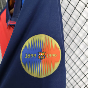 Barcelona Jersey 100 Years Commemorative Edition - Long Sleeve Retro Version