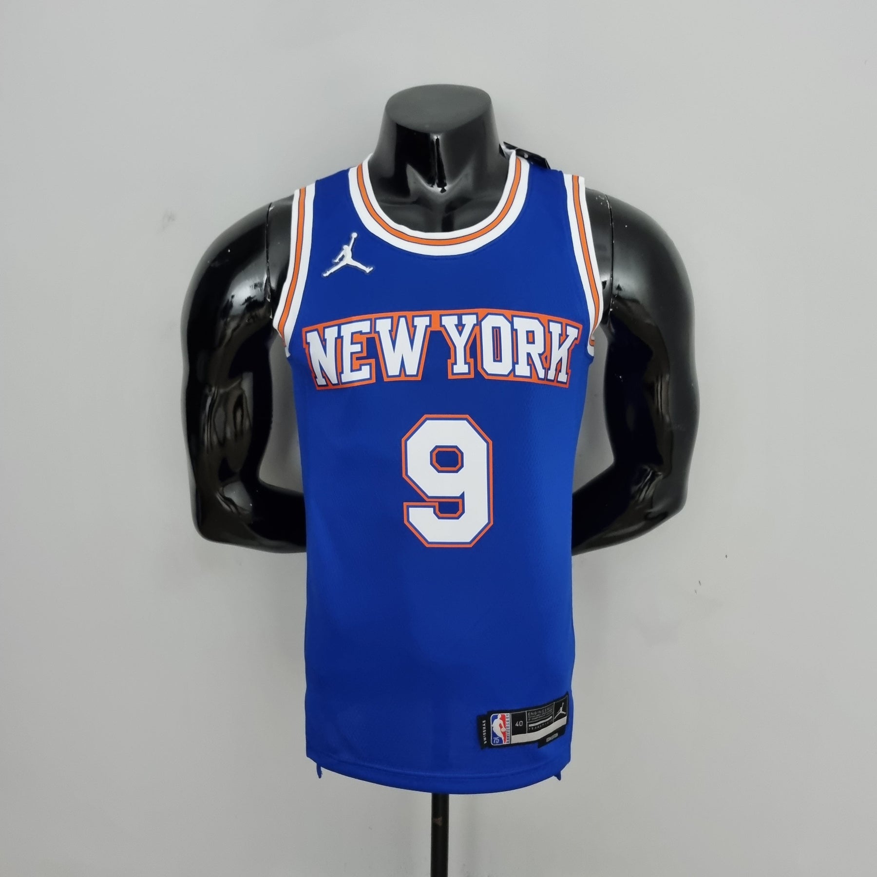 Jersey NBA NY Knicks #9 Barret - 75th Anniversary Limited Blue