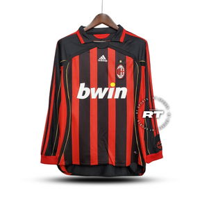 Milan Home Shirt 06/07 - Retro Long Sleeve Version