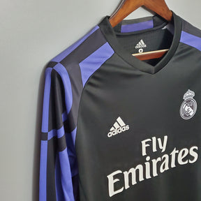 Real Madrid Third Shirt 15/16 - Retro Version Long Sleeve