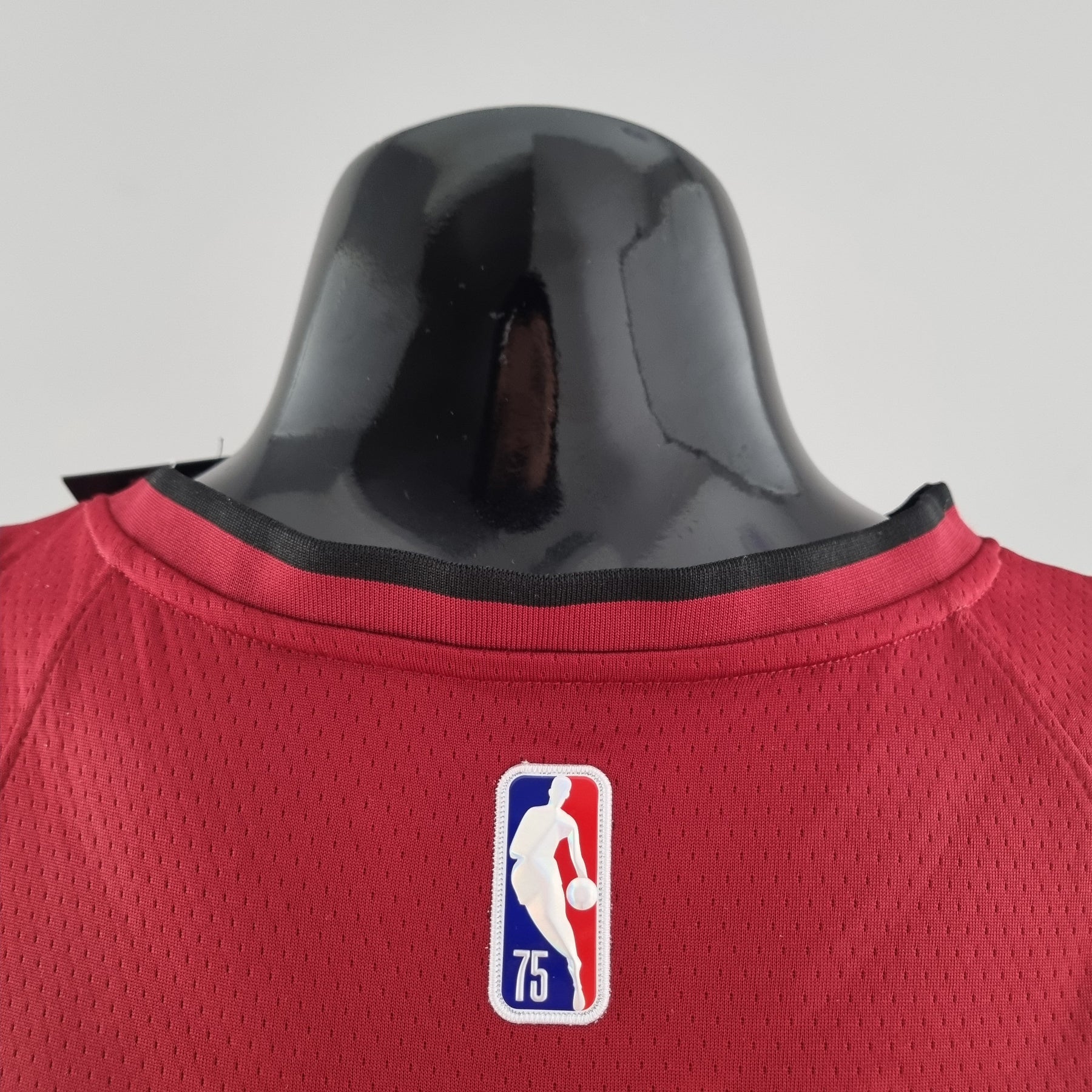 Jersey NBA Miami Heat #6 James - 75th Anniversary Red