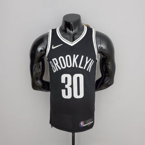 Jersey NBA Brooklyn Nets #30 Curry - 75th Anniversary Black