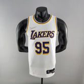 NBA Lakers #95 Toscano White 75th Anniversary Jersey - 23/24