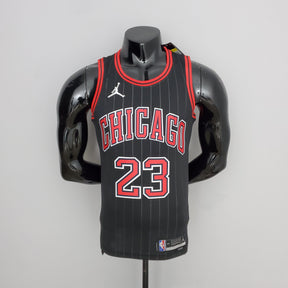 Jersey NBA Chicago Bulls #23 Jordan - Flyers Black