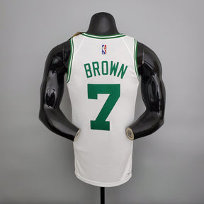 Jersey NBA Boston Celtics #7 Brown - 75th Anniversary White