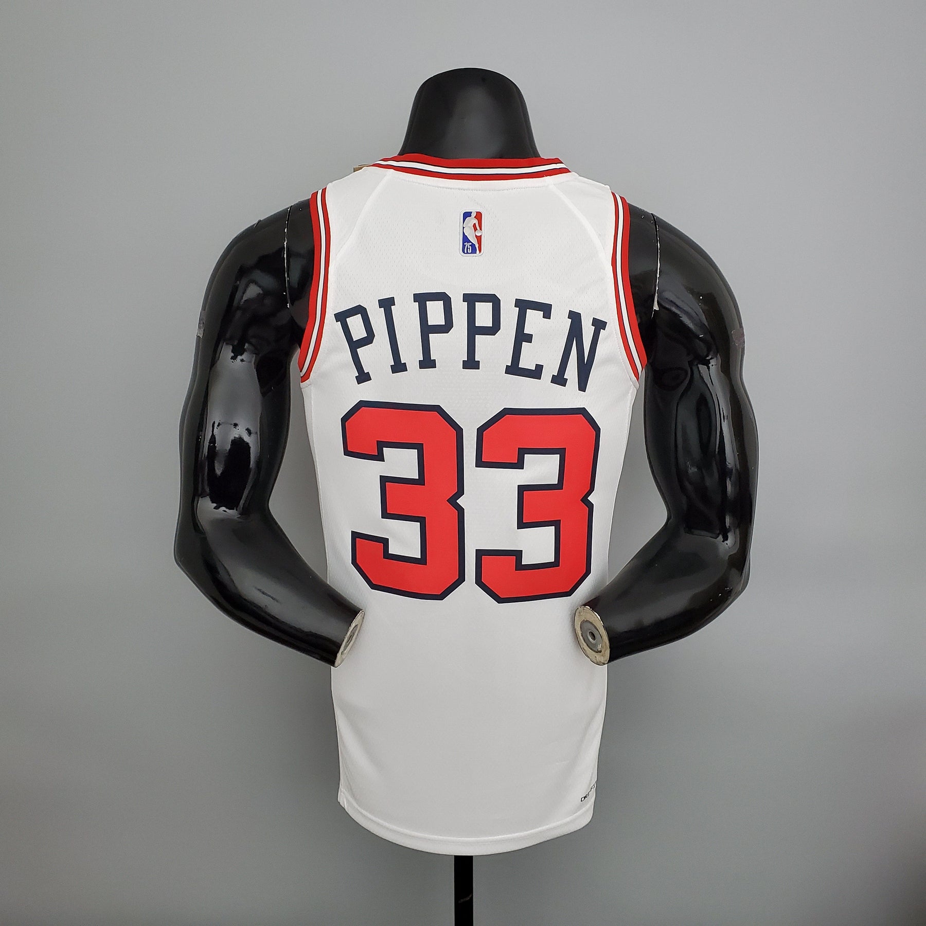 Jersey NBA Chicago Bulls #33 Pippen - 75th Anniversary White