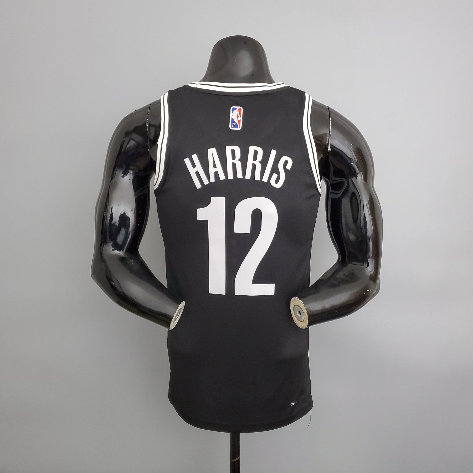 Jersey NBA Brooklyn Nets #21 Aldridge - 75th Anniversary Black