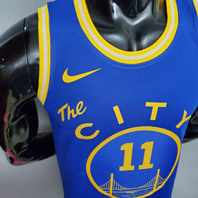 Jersey NBA Golden State Warriors #11 Thompson - Train Blue