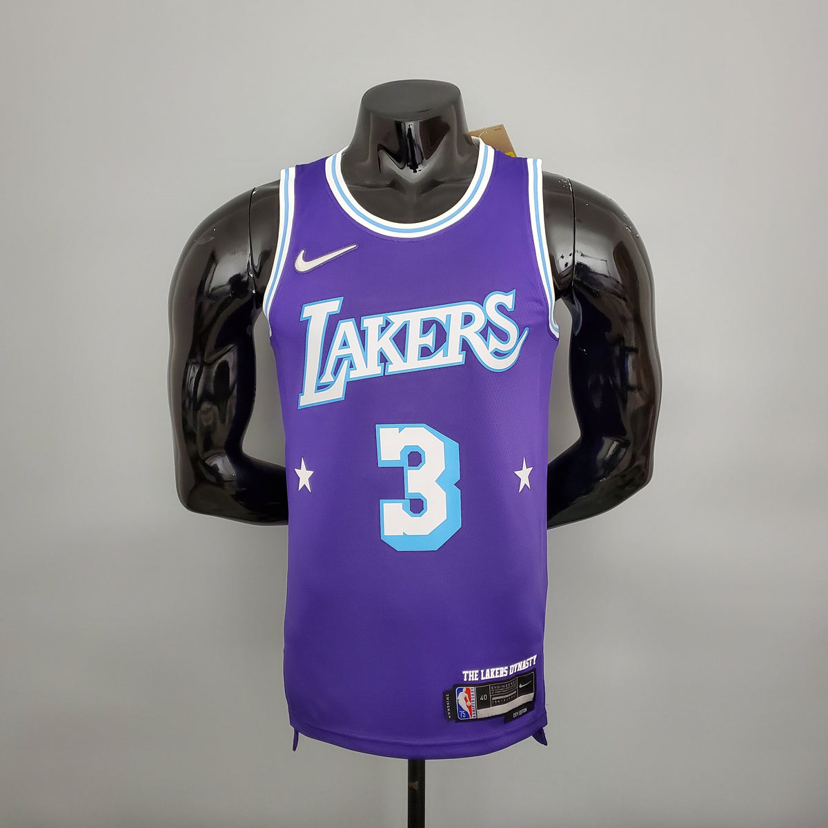 Jersey NBA Lakers #3 Davis City Edition Purple - 23/24