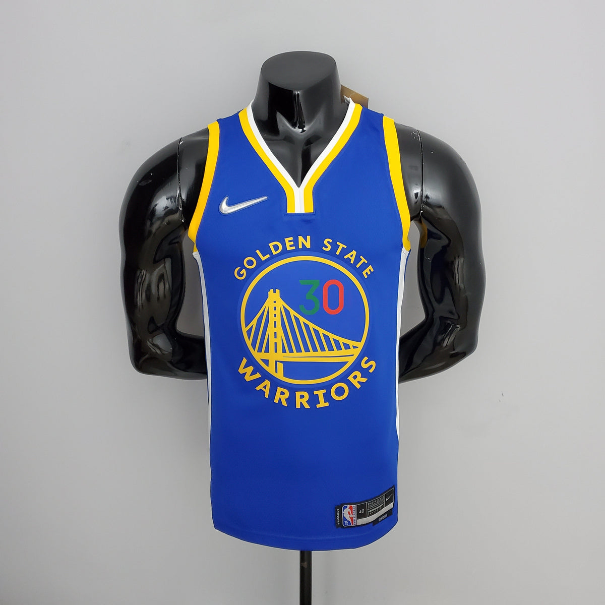 Jersey NBA Golden State Warriors #30 Curry - Mexico Blue