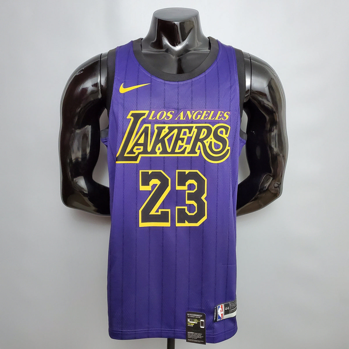 Jersey NBA Lakers #23 James Purple Stripe - 23/24