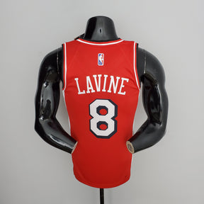 Jersey NBA Chicago Bulls #8 Lavine - 75th Anniversary Red