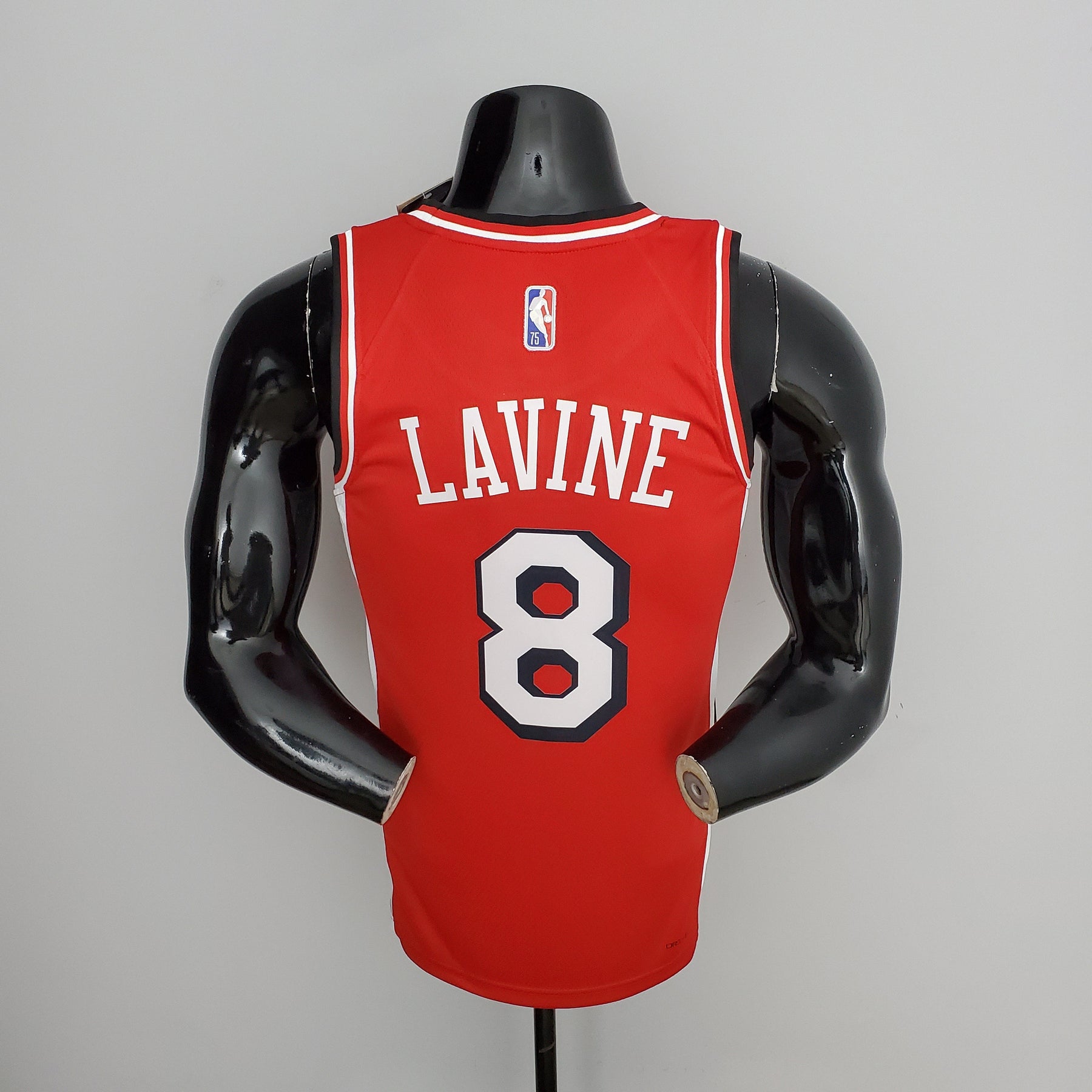 Chicago Bulls #8 Lavine NBA Jersey - 75th Anniversary Red