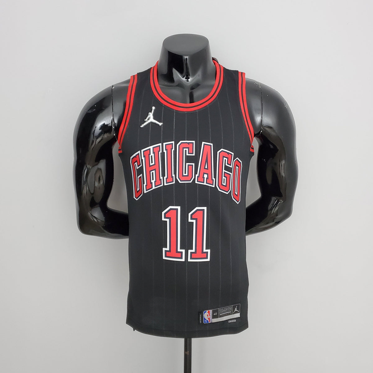 Jersey NBA Chicago Bulls #11 DeRozan - Flyers Black