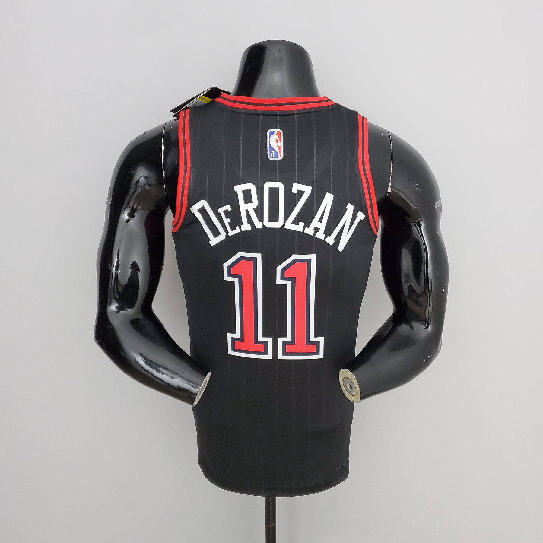 Jersey NBA Chicago Bulls #11 DeRozan - Flyers Black