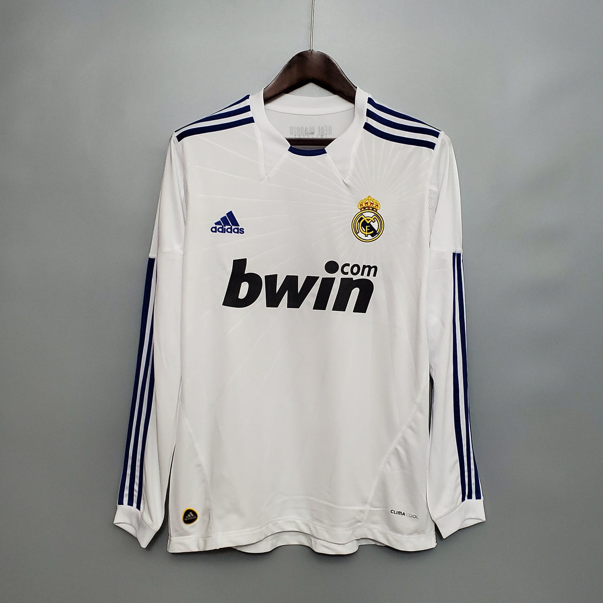 Real Madrid Home Shirt 10/11 - Retro Version Long Sleeve