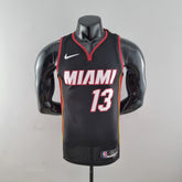 Jersey NBA Miami Heat #13 Adebayo - 75th Anniversary Black