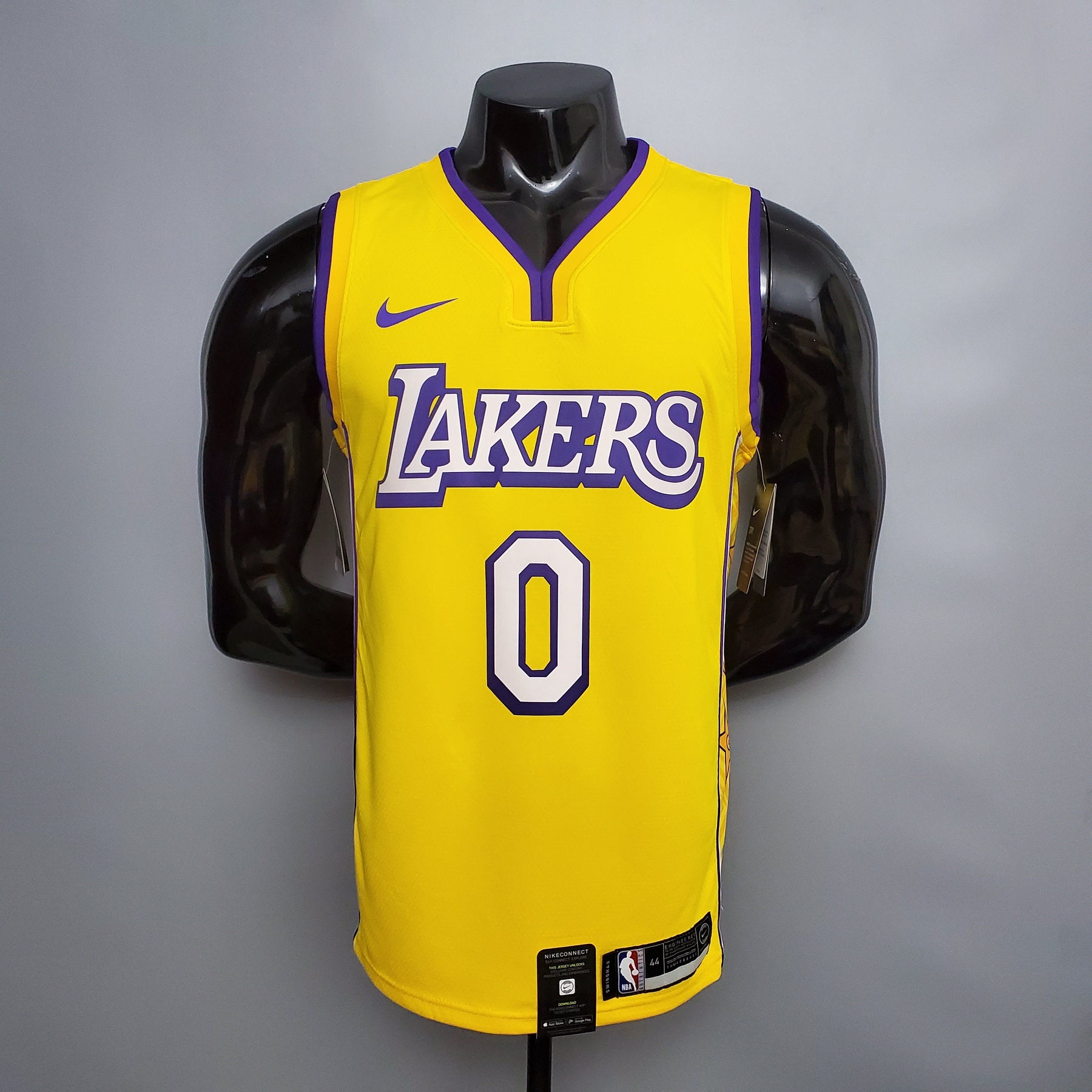 Jersey NBA Lakers #0 Kuzma V-neck Nike Connection - 23/24