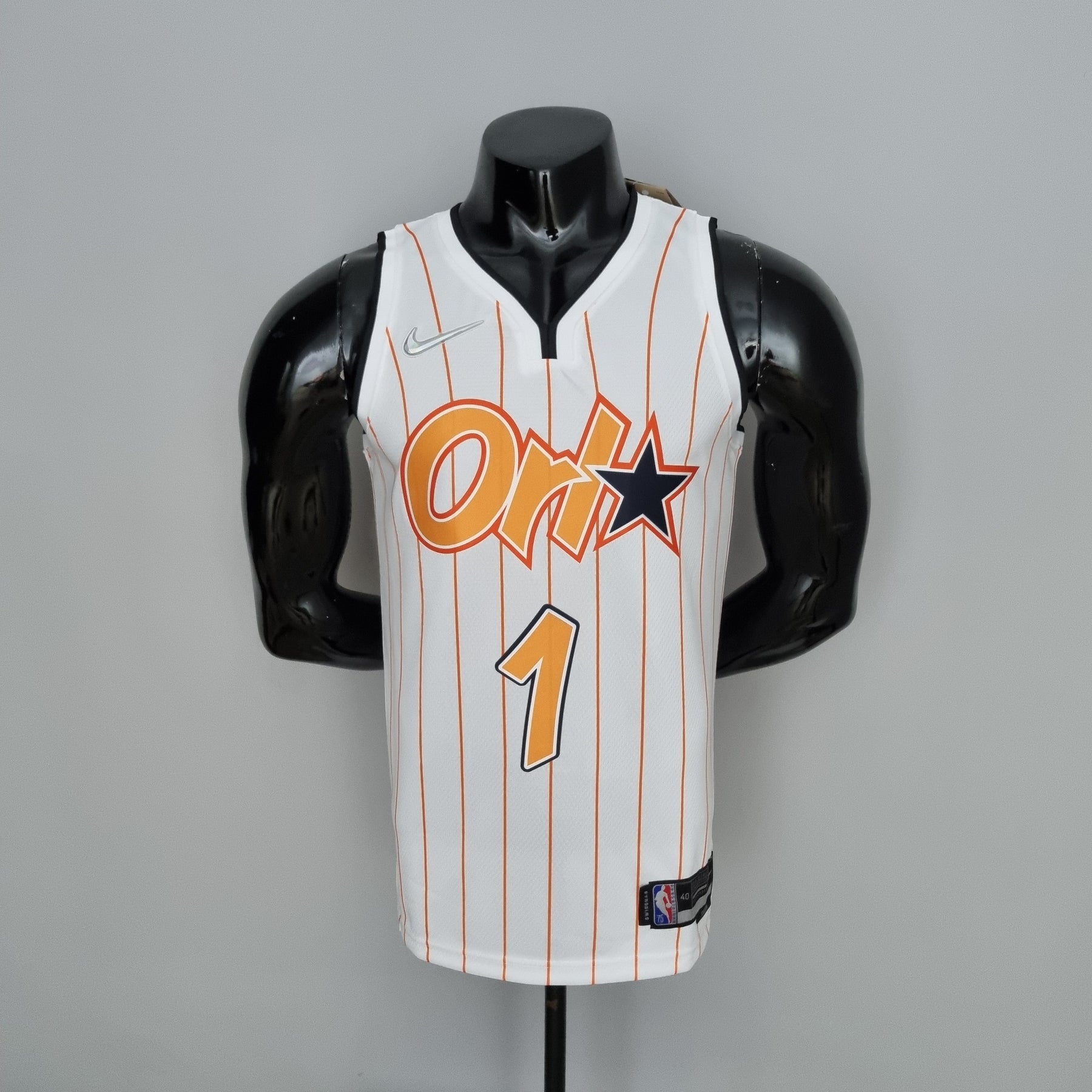 Jersey NBA Orlando Magic #1 McGrady - 75th Anniversary White