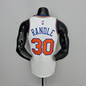 Jersey NBA NY Knicks #30 Randle - 75th Anniversary White