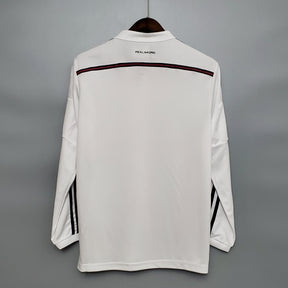 Real Madrid Home Shirt 14/15 - Retro Version Long Sleeve