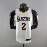 NBA Lakers #2 Irving 75th Anniversary White Jersey - 23/24