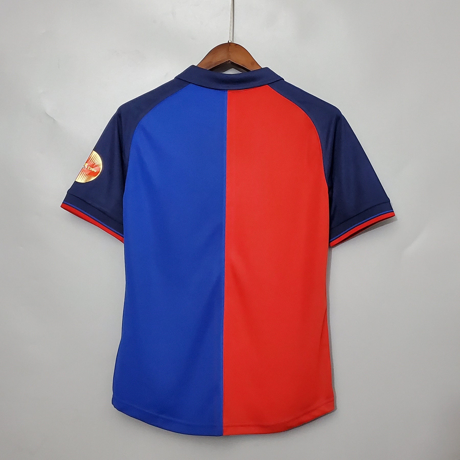 Barcelona 100th Anniversary Commemorative Edition Shirt - Retro Version