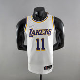 NBA Lakers #11 Irving 75th Anniversary White Jersey - 23/24