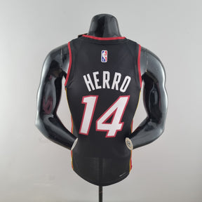 Jersey NBA Miami Heat #14 Herro - 75th Anniversary Black