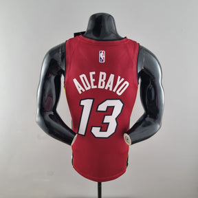 Jersey NBA Miami Heat #13 Adebayo - 75th Anniversary Red