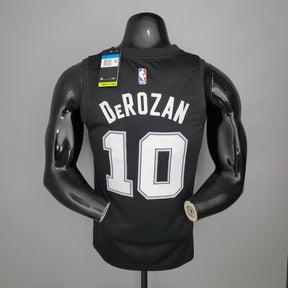 NBA San Antonio Spurs #10 DeRozan Jersey - City Edition Black