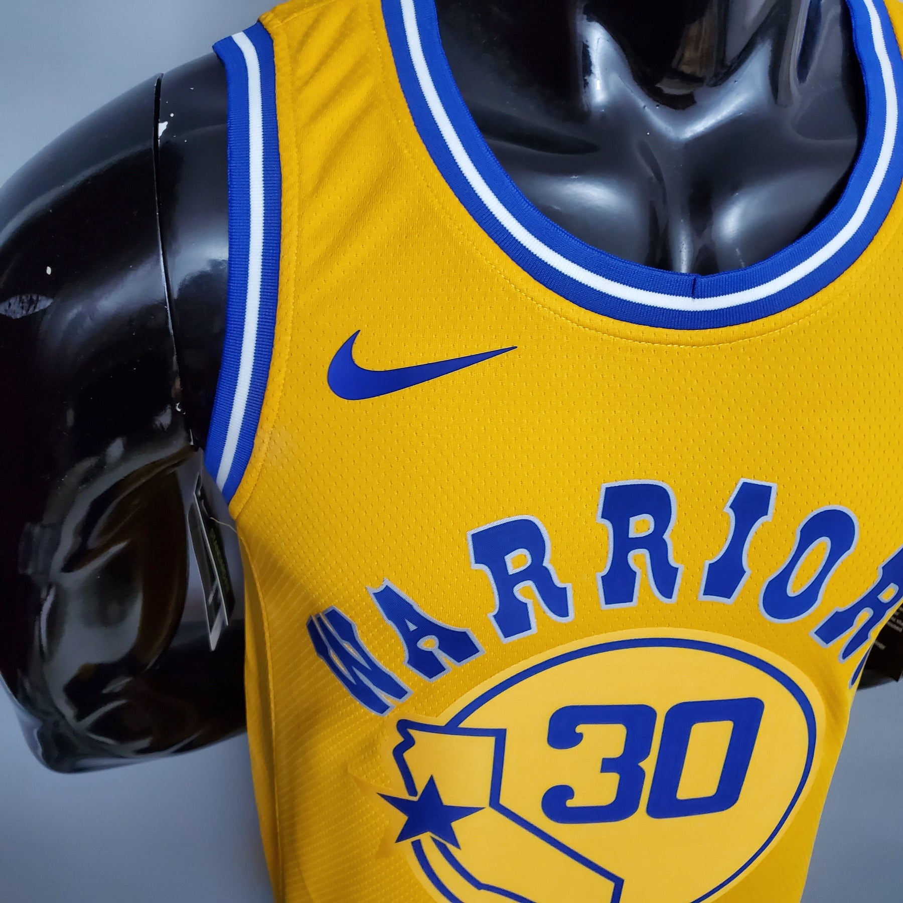 Jersey NBA Golden State Warriors #30 Curry - Retro Yellow