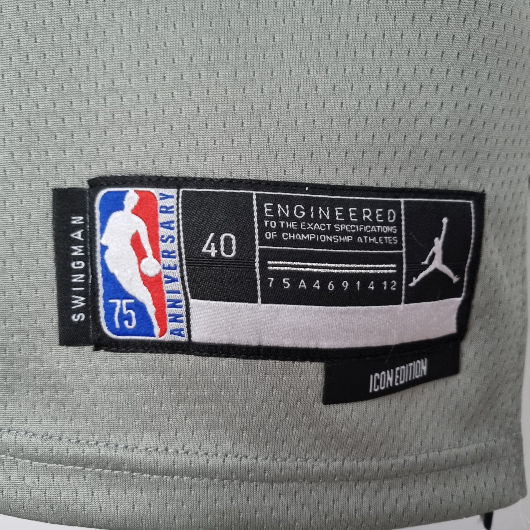 Jersey NBA Brooklyn Nets #10 Simmons - 75th Anniversary