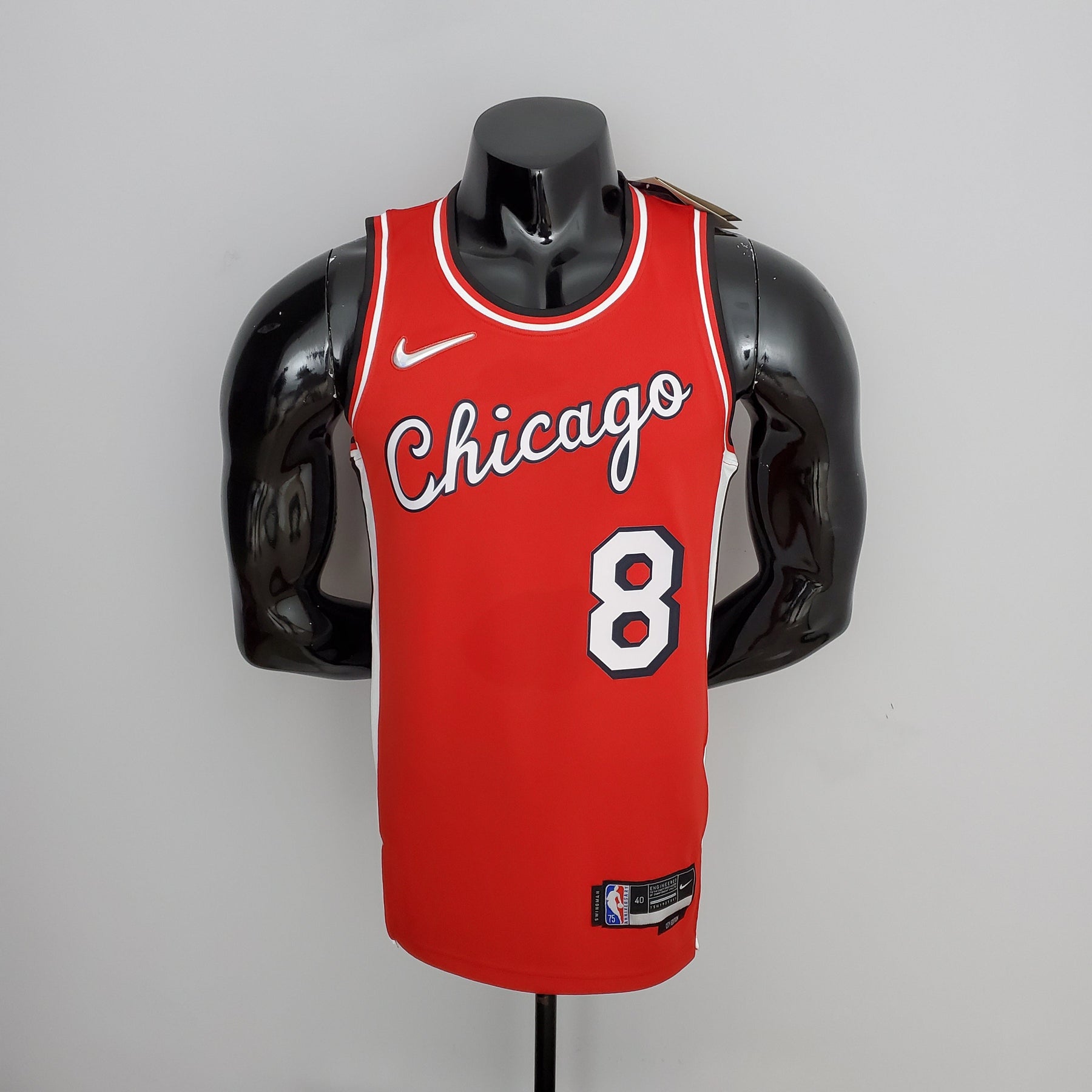 Jersey NBA Chicago Bulls #8 Lavine - 75th Anniversary Red