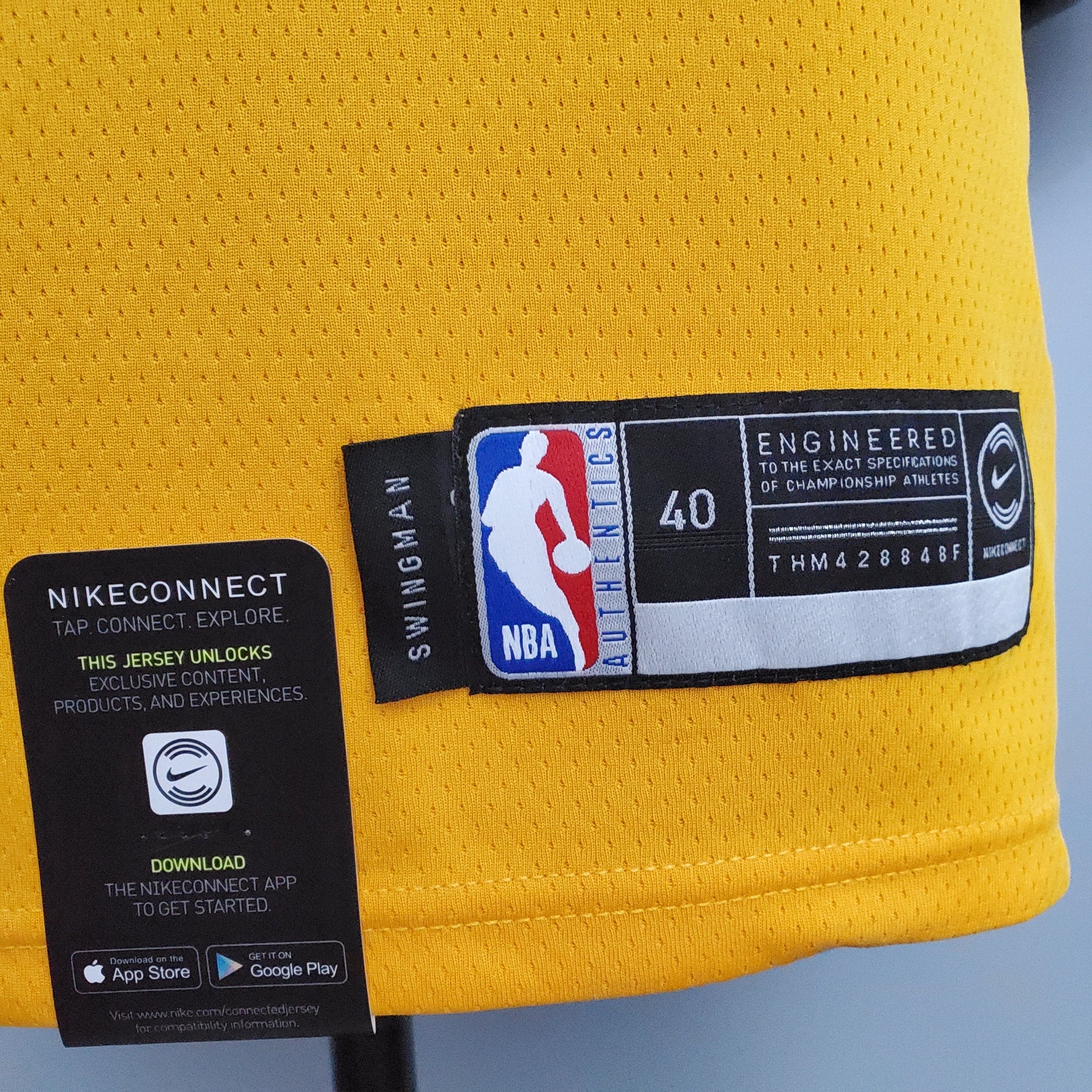 Jersey NBA Golden State Warriors #30 Curry - Retro Yellow