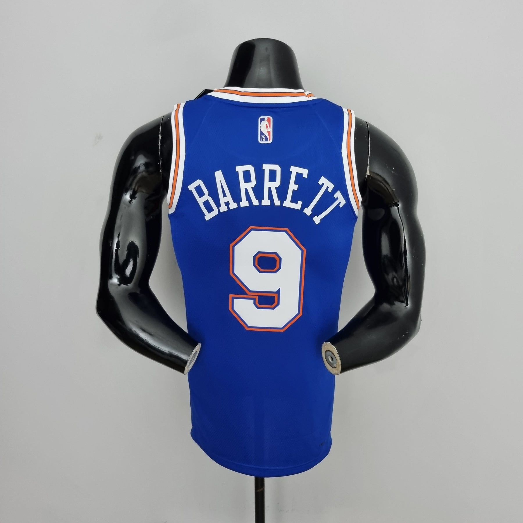 Jersey NBA NY Knicks #9 Barret - 75th Anniversary Limited Blue