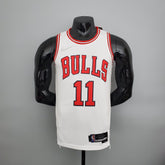 Jersey NBA Chicago Bulls #11 DeRozan - 75th Anniversary White