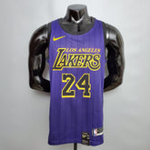 Jersey NBA Lakers #24 Bryant Purple Stripe - 23/24